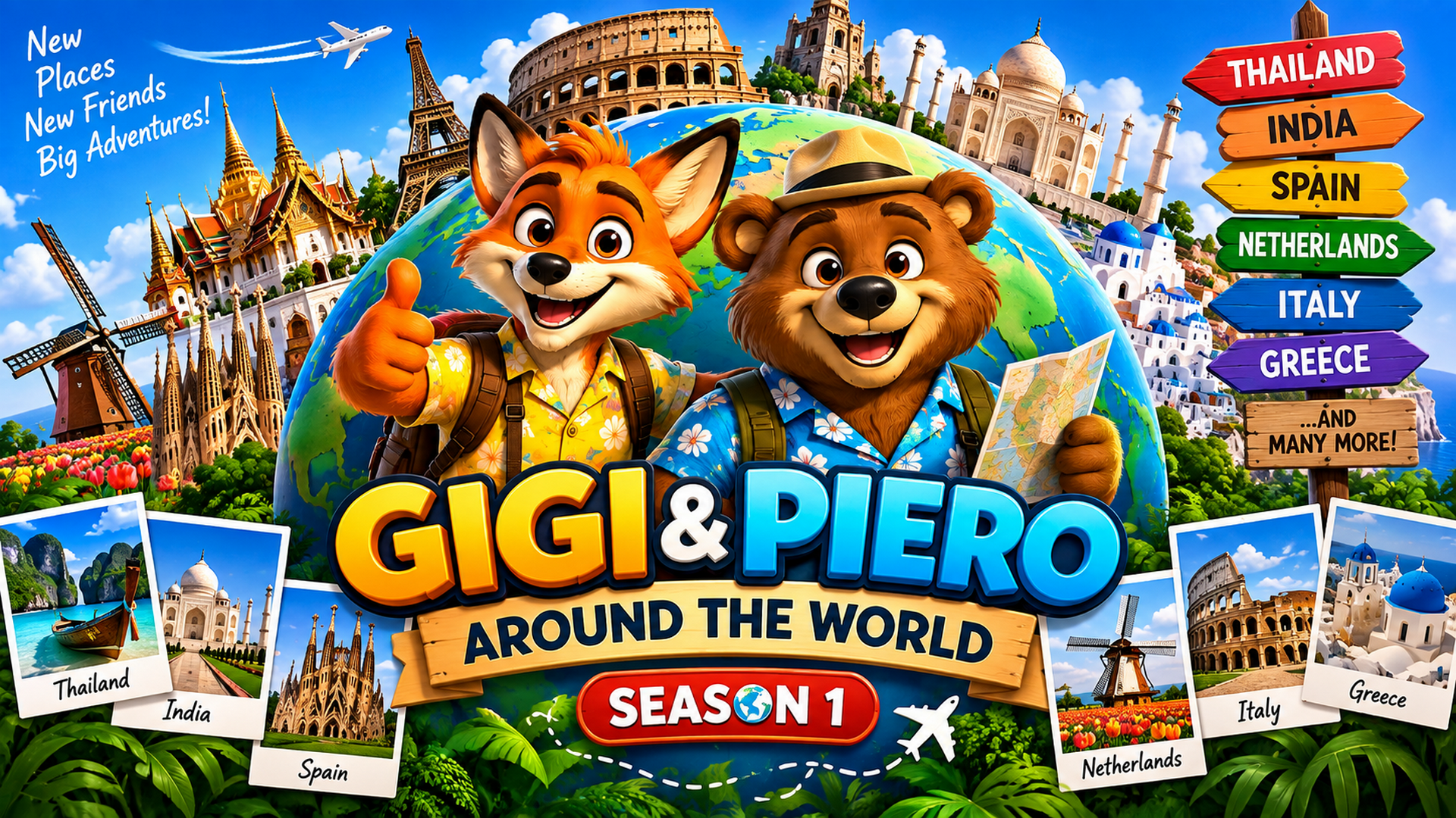 Gigi & Piero:  Around the World poster