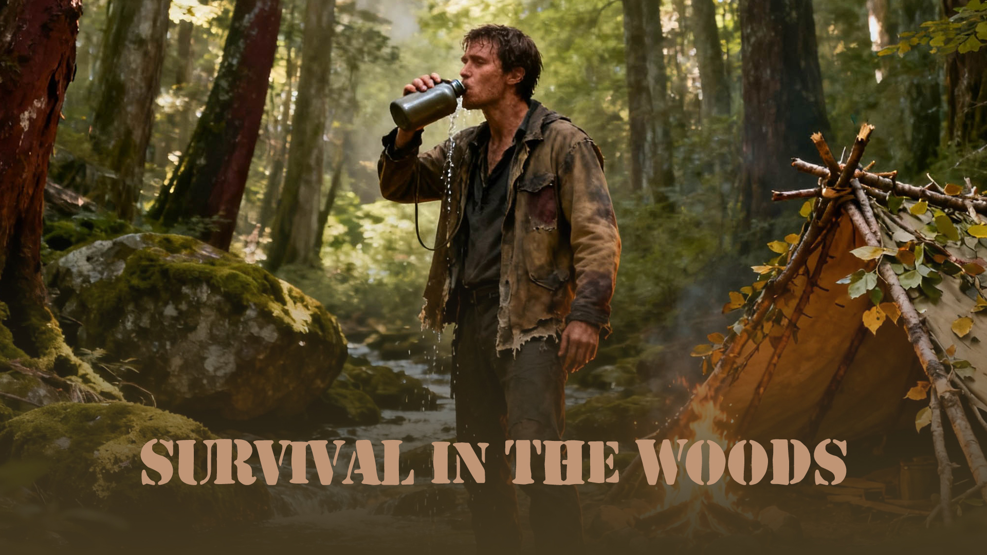 Survival in the Woods poster